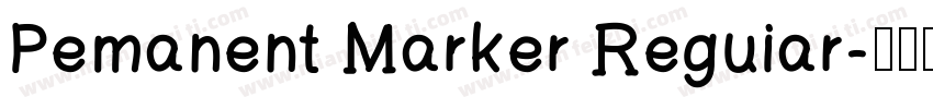 Pemanent Marker Reguiar字体转换